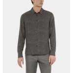 Chemise Imprimé Cœurs Noir Et Blanc Homme