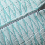 Yves Delorme - Housse de coussin en coton bleu, Le Cap