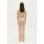 Pantalon droit fentes cheville