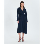 Robe longue satinée nocturne