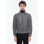 Blouson en cuir d'agneau certifié