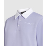 POPLIN COLLAR SWEATSHIRT