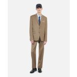 Veste De Costume Marron Clair En Laine Homme