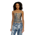 Débardeur en nylon « Rain Camo » avec cristaux