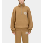 Sweatshirt Marron Avec Sérigraphie Blason Homme