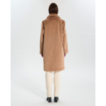 Manteau Mattie Camel en Polyester