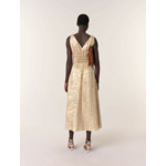 Robe longue métallisée