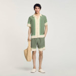 Chemise imprimée à manches courtes