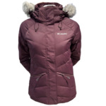 Rose Lodge  FS Down Jacket Femme Bordeaux