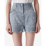 Short Brodé En Denim