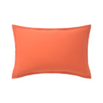 Desforges - Taie d'oreiller en percale de coton rouge, Alcove