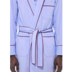 Robe de chambre en popeline de coton