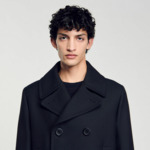 Blouson en laine double face