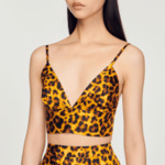 Top brassière léopard