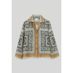 Chemise soie imprimée