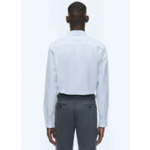 Chemise à col hirondelle en coton Oxford