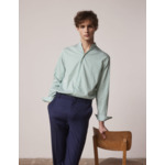 Chemise Carl rayée verte