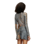 Top à cristaux avec imprimé Rain Camo