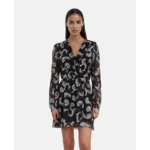 Robe Courte Manche Flottante