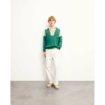 Pull Col Camionneur Bicolore