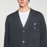 Cardigan à détail serpent