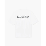 Balenciaga T-Shirt Back Logo Blanc