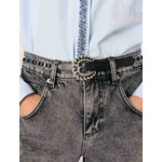 Ceinture mix chaine à boucle bijoux