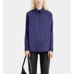 Chemise En Satin De Soie Manches Longues Femme