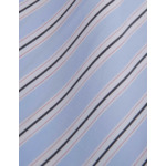 Chemise semi-ajustée rayée bleue