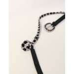 Ceinture mix chaine à boucle bijoux