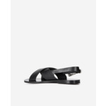 Sandales En Cuir Noir