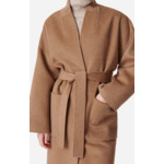 Manteau Bachir En Laine Mélangée