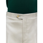 Pantalon ajusté en serge de laine