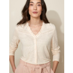 T-SHIRT LIN ML VOLANT