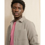 Chemise beige clair chiné