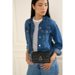 Sac trotteur A rabat avec fermoir S L.A. Alfa