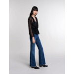 Top ceinturé à sequins