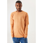 Men Sweater Orange