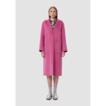 Manteau Martinus-rose en laine double face