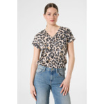 Women T-shirt Brown