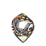 Motif Zebra Mania - Carre 90 - Noir/Blanc