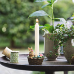 Bunny Tales bougeoir, lapin dans un panier