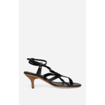 Sandales en Cuir à Tannage Végétal En Viscose