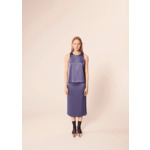 Top Telly-Bleu en Polyester