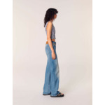 Top smocké à motif vichy