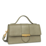 Sac baguette A rabat avec fermoir M Exo Ily