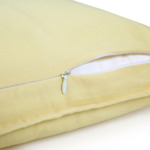 Desforges - Taie d'oreiller en satin de coton lavé rose, Palerme