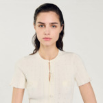 Robe longue en maille