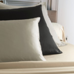 TAIE D'OREILLER EN SOIE | Caresse - Nacre