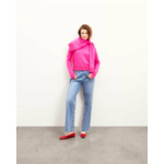 Pull Col Rond Côtes Brodées